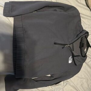 North face cropped quarter zip